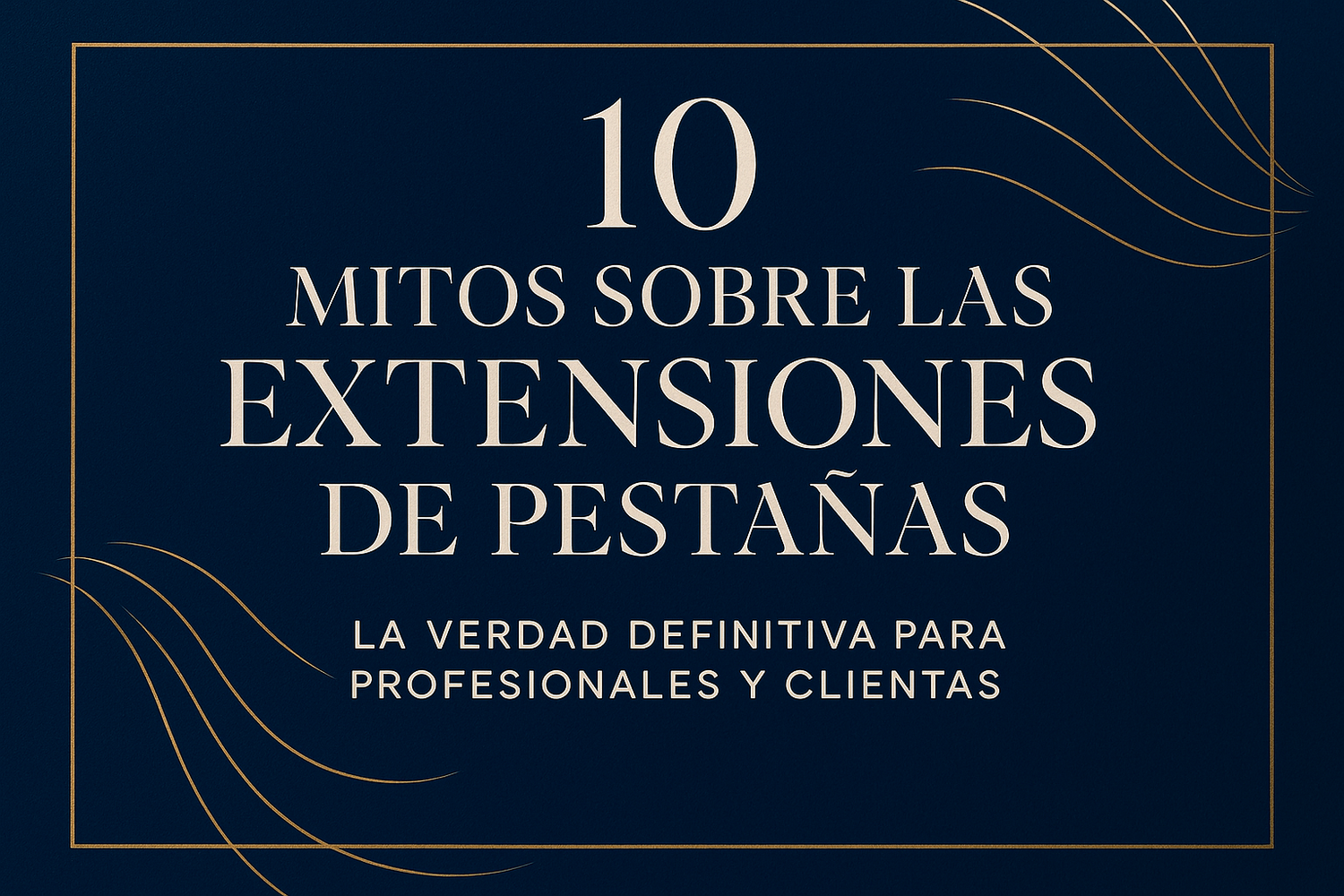 10 Mitos Sobre las Extensiones de Pestañas: La Verdad Definitiva para Profesionales y Clientas