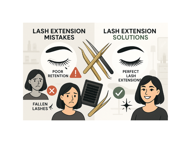 Los 5 Errores que Sabotean a las Lashistas Principiantes