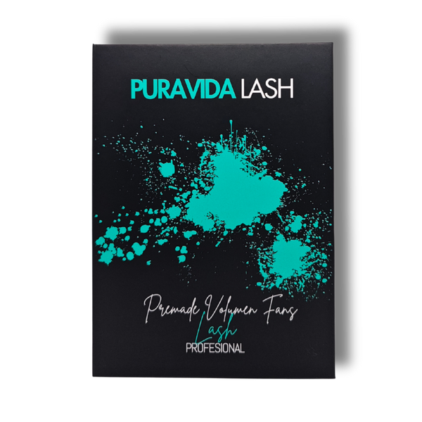 Abanicos pre-hechos para extensiones de pestañas de volumen de Puravida Lash