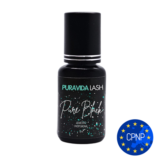 Adhesivo para extensiones de pestañas Pure Black de Puravida Lash